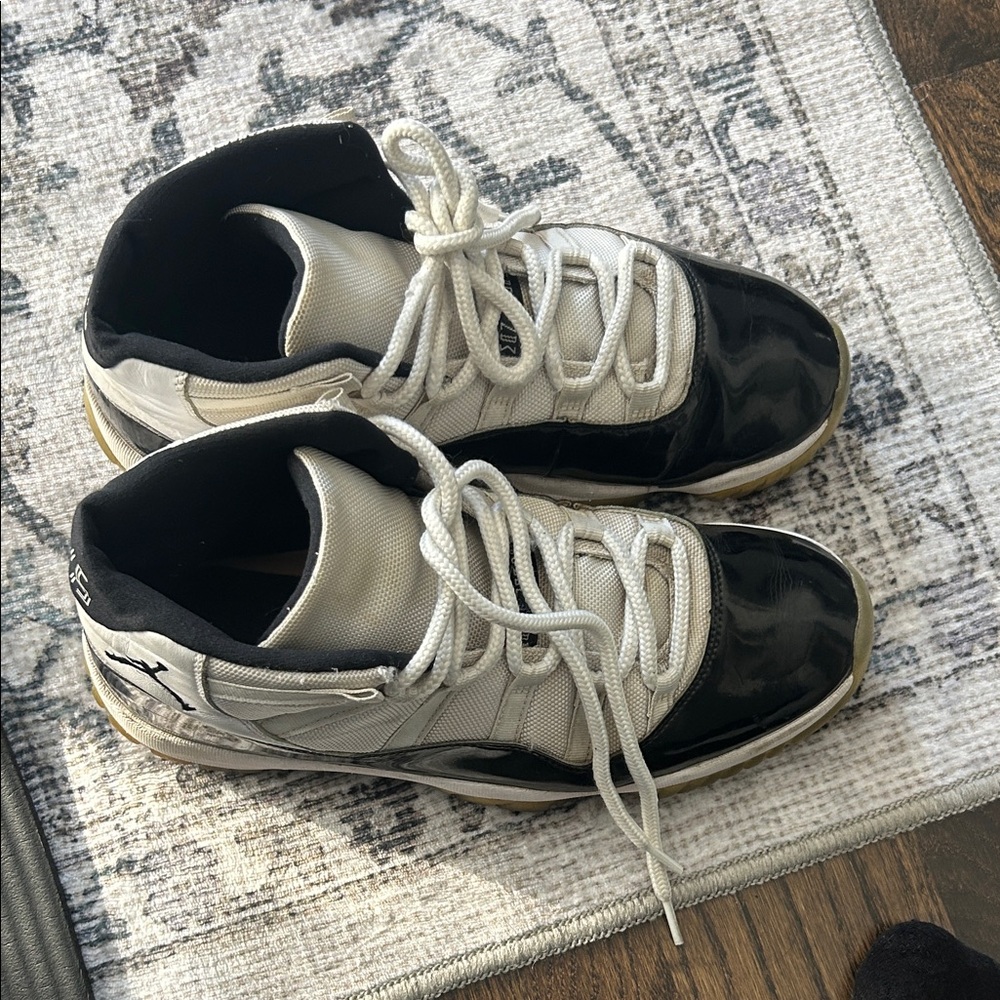 Jordan Black and White Sneakers